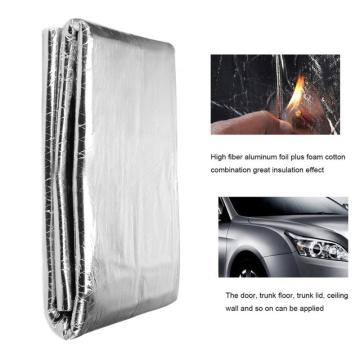 Car Sound Proofing Deadening Car Truck Anti-noise Sound Insulation Cotton Heat Closed Cell Thick Aluminum Fiber Muffler Cotton