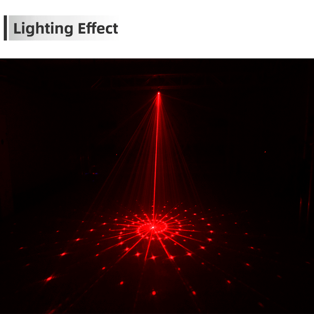 60 patterns Mini indoor DJ LED Effect Laser Stage Light Remote Control Effect light for Business Lighting KTV Bar Party Lamp