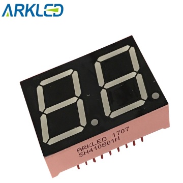 0.8 inch white color numeric two digits led display