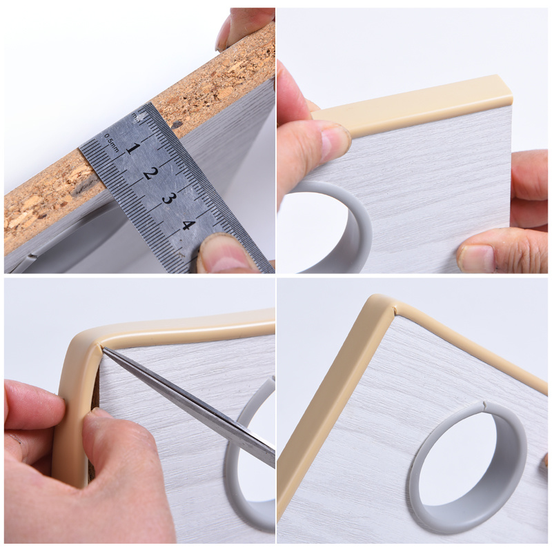 2 Meter Self Adhesive Edge Banding for Wood Furniture Wardrobe Wine Cabinets Desk Etc Edge Guard Strip Decoration PVC Edge Tape