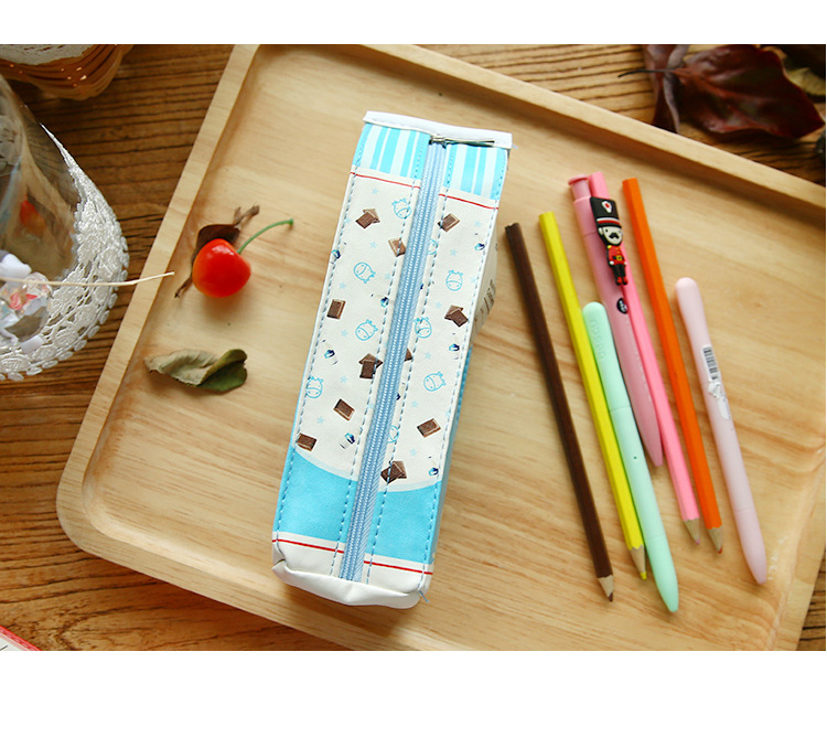 205x64mm Kawaii Students Back To School Stationery Pencil Bag Korean Desk Organizer Cute Pens and Pencils Pouch Office Supplies