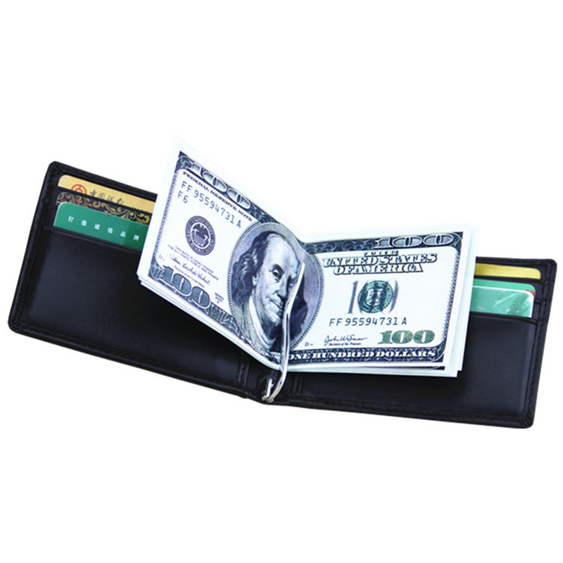 2020 Fashion Women Men Wallet Money Clip Open Clamp for Money Ultrathin Pocket Clamp Credit Card Case Mini Creative Wallet