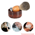 High Quality Wooden Shaving Brush Bowl High Quality Shaving Mug Shave Cream Soap Cup Portable Male Face Cleaning Soap Bowl