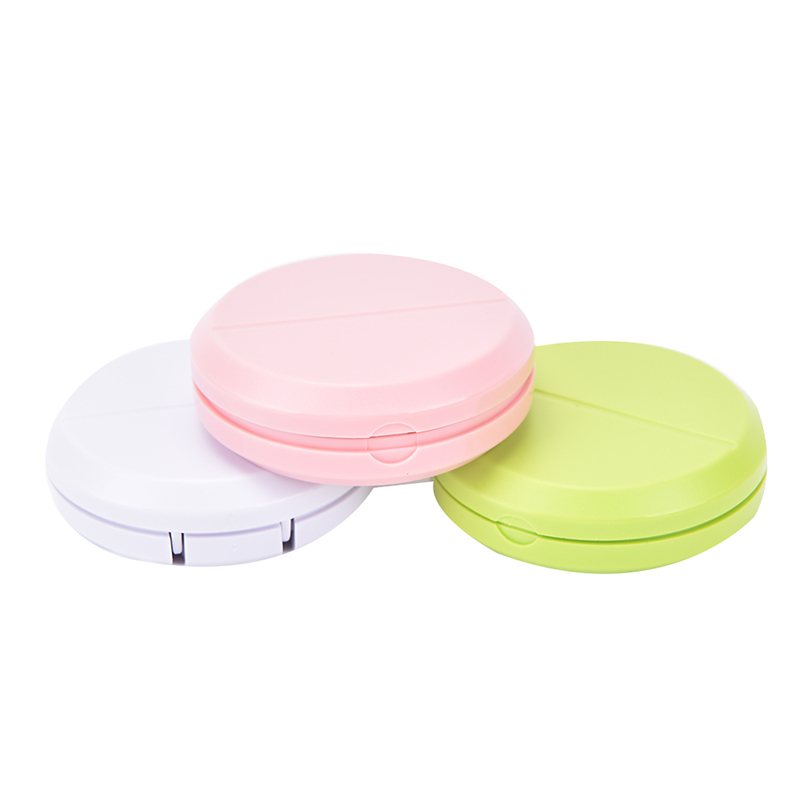 1PC Pill Box Case Pill Cutter Splitter Divided Storage Case Storage Organizer Medicine Pill Cut Compartment Container For Travel