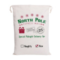 30pcs/lot Factory Wholesale Drawstring Gift Bag Christmas Canvas Santa Sack Xmas Cotton Bag Santa Claus Gift Bag