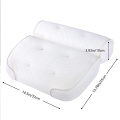 3D mesh spa bathtub pillow with suction cup neck and back support bathroom accessories waterproof SPA head pillow bath pillow