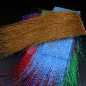 12*5cm Colorful Bait Binding Material Synthetic Fiber Tying Haired Material Fibers Fur Fly Artificial Synthetics Fluffy Hai L7I3