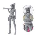 1/35 5cm Tokyo Beauty Girl Armored Soldier Cowgirl Packaging/Product Resin Parts/Genuine Classic Model Toy include Model Ca L7Z8