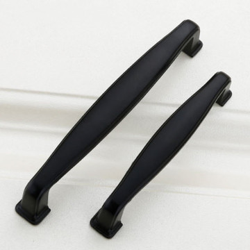American matte black aluminum Cabinet handle Drawer pulls doorknob cupboard handles for household hardware accessories