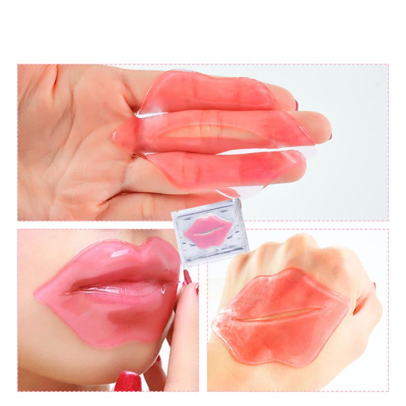 5Pcs Beauty Collagen Lip Mask Lip plumper Moisturizing Nourish Anti Aging Anti Winkles Deep Hydrating korean cosmetics Skin Care