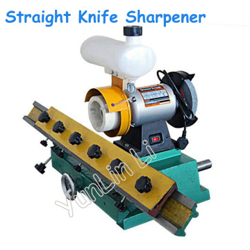 Woodworking Straight Knife Sharpener Bench Edge Grinding Machine Straight Blade Woodworking Grinder 220V 0.56KW