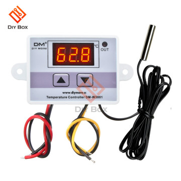 W3001 W3003 220/12/24V Digital Temperature Controller Micro Thermostat Thermoregulator Aquarium Incubator Water Temp Regulator