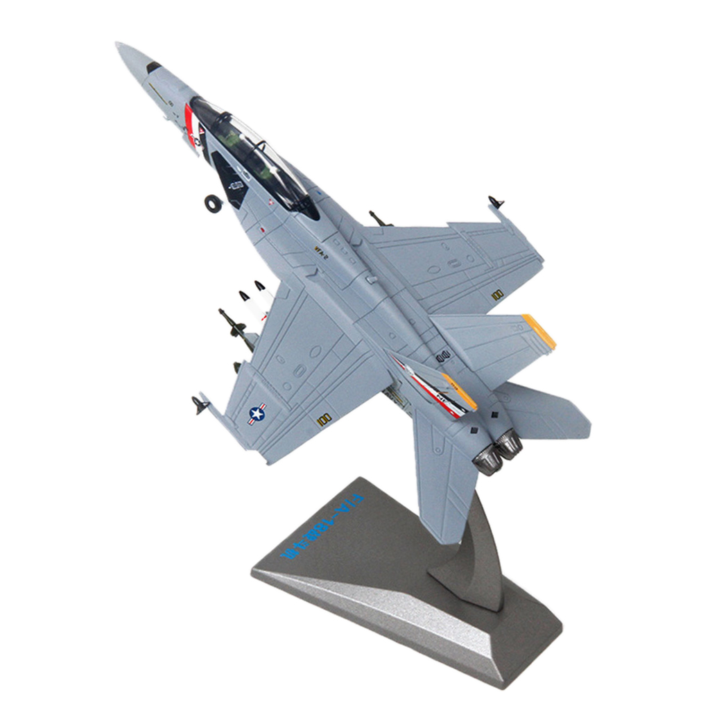 1:100 F18 Hornet Military Diecast Fighter Aircraft Model Toy Collection Gift