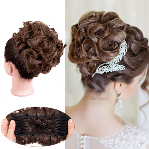 Elastic Chignon Updo Cover Hairpiece Extension Hair Bun Supplier, Supply Various Elastic Chignon Updo Cover Hairpiece Extension Hair Bun of High Quality