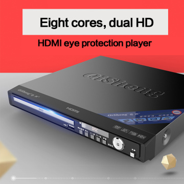 KYYSLB 11W 220V DV-618 Home DVD Player Compact Disc VCD Player EVD HD CD Small Game Machine 5.1 Fiber Optic Student Mini Player