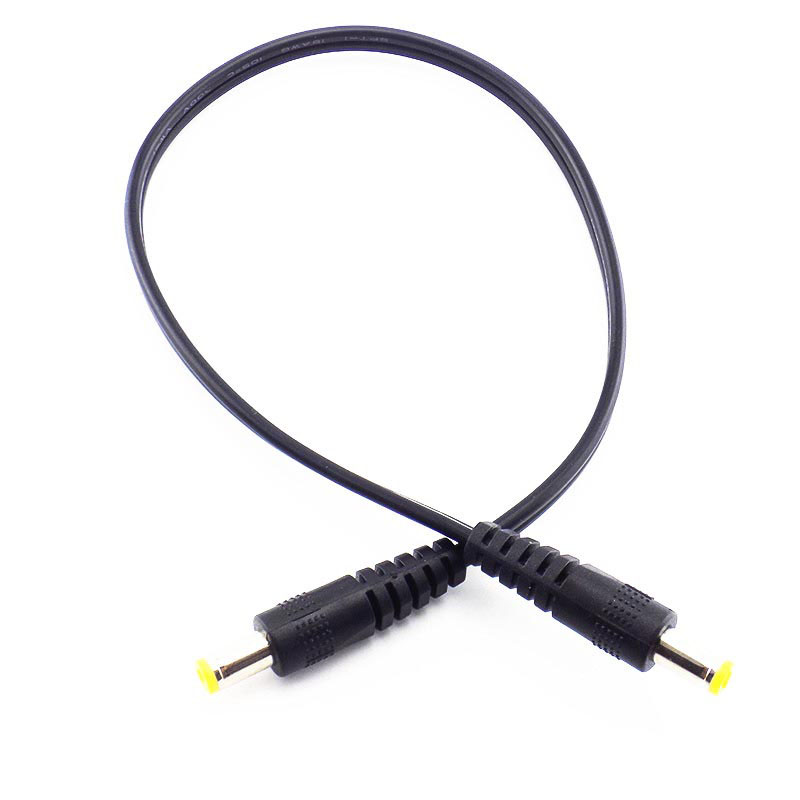 DC male to male AV audio Power Plug 5.5mm x 2.1mm Male To 5.5 x 2.1mm Male Adapter Connector Cable Extension Supply Cords