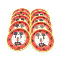 Mickey Mouse Theme Birthday Party Supplies Paper Cup Plate Straws Flags Blowout Party Tablecloth Kids Favor Toys Decor Balloons