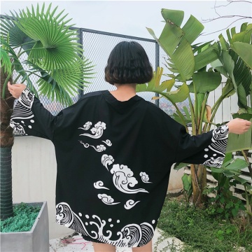 Kimono women summer 2019 geisha kimono cardigan female Japanese yukata harajuku Japanese culture clothing haori obi FF002