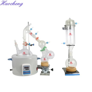 Free shipping,Top Sale Stocks Available 2L Lab Equipment Short Path Distillation with Heating Mantle