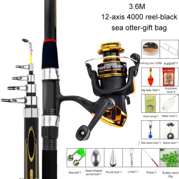 Fishing Rod Pole Reel Wheel Tackle Kit Accessories Portable Anti-slip Handle for Sea YS-BUY