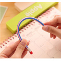 4 Pieces Korean stationery cute Candy Color Soft Flexible Standard Pencils School Fashion Office