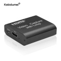 4K Capture Card USB 2.0 1080P Grabber Phone For PS4 Game Recording Device with Loop Output For Youtube Live Streaming