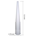 20pcs Hot Plastic Universal Caulking Nozzle Glass Glue Tip Mouth Home Improvement Construction Tools