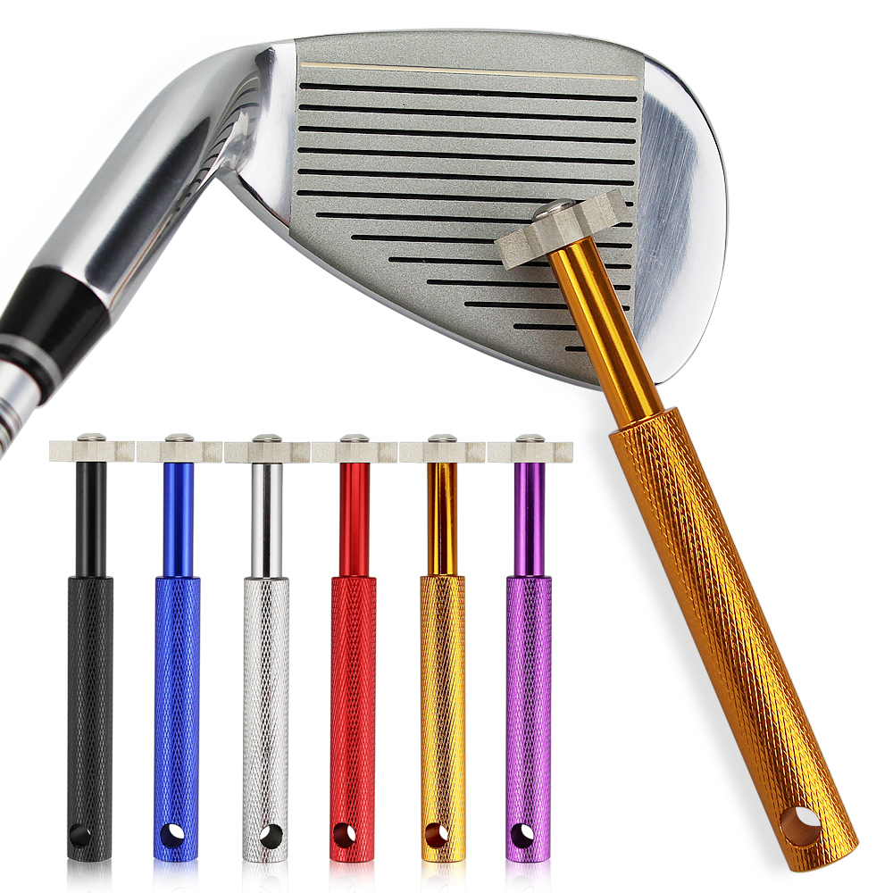 1pcs Golf Swing Trainer + 1pcs Golf Club Grooving Sharpening Tool Golf Training Aids Beginner Gesture Alignment Training