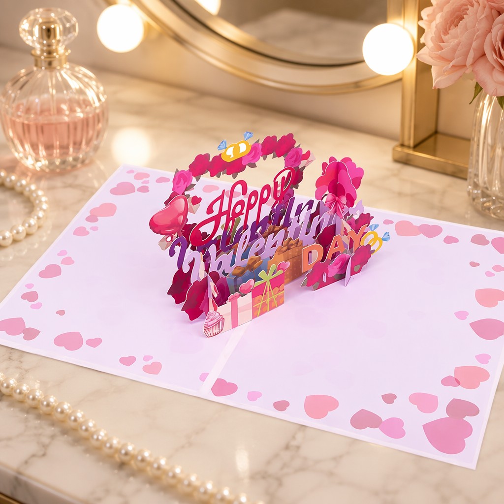 3D valentine greeting cards