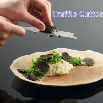 1pc Professional Truffle Cutter Cheese Chocolate Truffle Stainless Steel Slicer Vegetables Kitchen Gadget Effect Cheese Tools