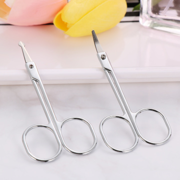 Professional Small Makeup Scissors Eyebrow Scissor Stainless Steel Nail Scissor Woman Nose Hair Face Hair Mustaches Removal Tool