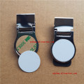 New arrival sublimation blank metal money clips hot transfer printing money clips consumables 10pieces/lot