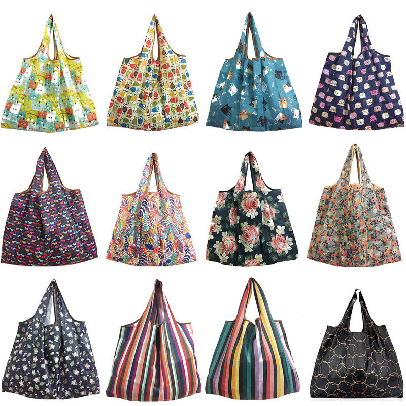 Foldable Handy Shopping Bag Reusable Tote Pouch Recycle Storage Handbags New Environmental