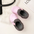 Fur Clogs 2020 Winter Women's Mule Clogs Full Fur Lined Slippers Indoor Garden Shoes Ladies Shoes