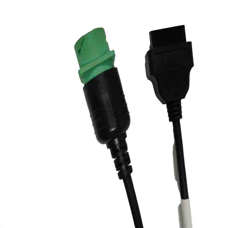 Cummins 9P OBD Y type green straight connector
