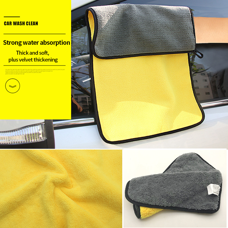 Car Wash Accessories Microfiber Towel Auto Detailing Cleaning Tool Car Care Washing Drying Cleaner Cloth Car Towel Thick Plush