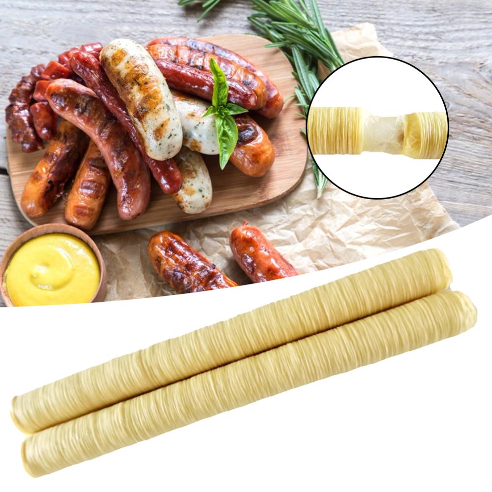 14mx26mm Sausage casing Meat Sausages Casing For Sausage Maker Sausage Tube Casing Hot Dog Hamburger Cooking Tools