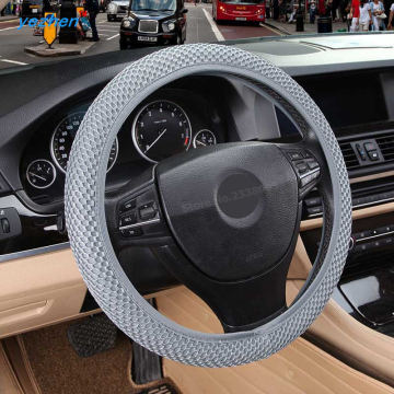 New High Micro Fiber Ice silk Car Steering Wheels Covers 38CM/15'' Steering Wheel Hubs Car Styling,Steering-wheel Free Shipping