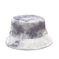 uniexs double-sided reversible fisherman hat tie-dye black bucket hat for men women