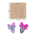 Hair Clip Cutting Dies Wooden Scrapbooking Craft Leather Mold Suitable For Common Big Shot Machines On The Market
