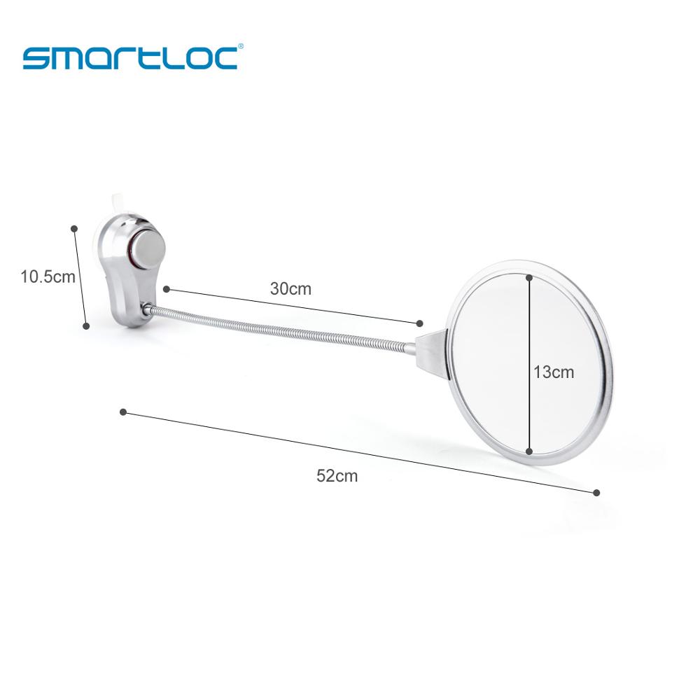 smartloc 1X 5X Magnifying Suction Cup Wall Mounted Bathroom Mirror Smart Mirror Bathroom Mirror Make up Mirrors Accessories