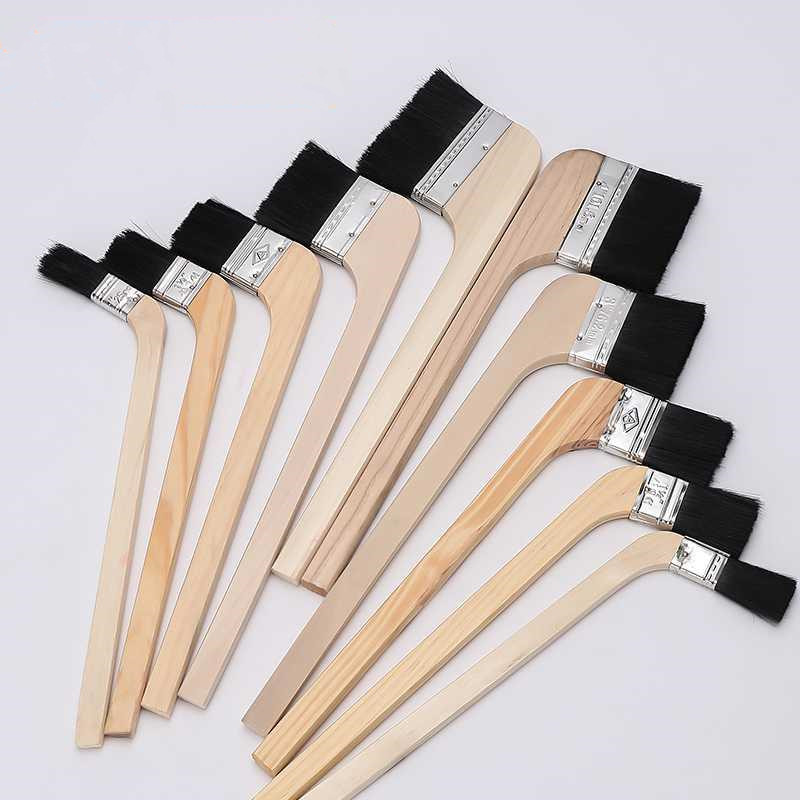 Multifunctional boar bristle brush Barbecue BBQ oil acrylic paint brushes Chalk wax chip dust remover Home hand cleaning tool