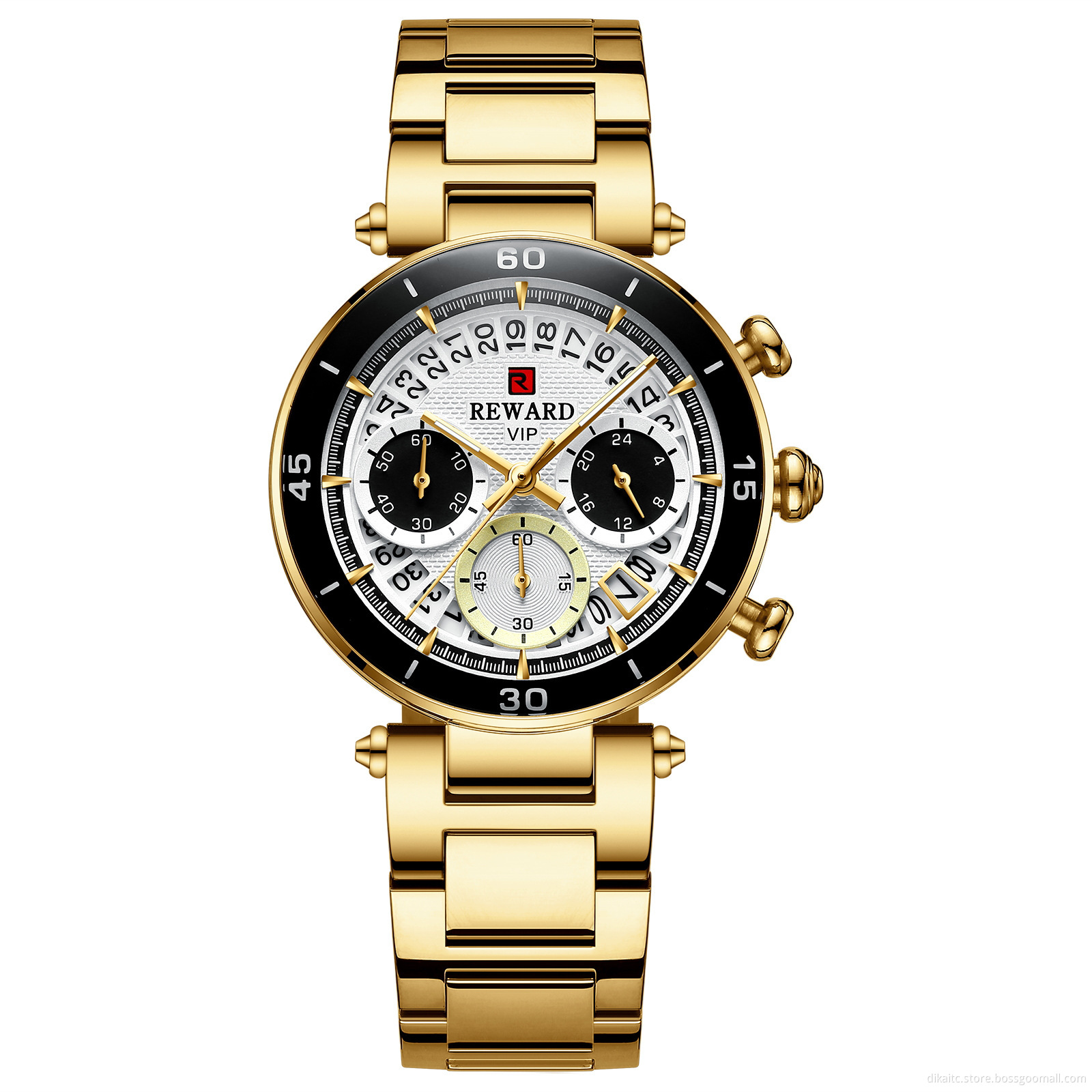 REWARD Calendar Second Chronograph Luminous Waterproof Watch