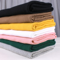 Meter High Eastic Knitted Rib Cotton Fabric for DIY Sewing Spring Autumn Long Sleeve T-shirt Fahion clothes