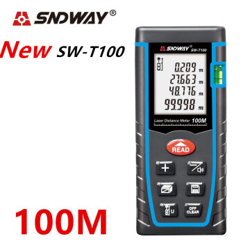 Sndway Laser rangefinder Tape measure trena Laser distance meter range finder medidor Digital ruler measurer lazer metreler