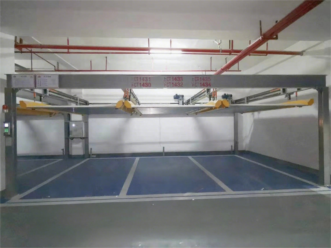 Double - layer simple lifting parking space