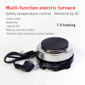 500W Mini Electric Stove Oven Cooker Hot Plate Multifunctional Cooking Plate Heating Plate Heating Coffee Tea Milk Office Home