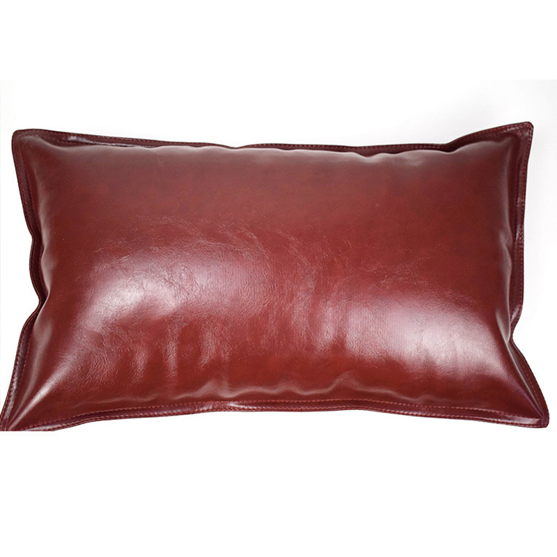 Multiple Sizes Pillow Covers PU Leather Cushion Cover Solid Color Pillowcases for Home Hotel Decorative Sofa Throw Pillow Cover