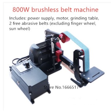 220V Industrial Belt Sander DIY Desktop Knife Sharpener Tools Open Edge Fixed Angle Polishing Machine Belt Machine Brand new rh