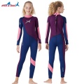 DIVE&SAIL girls teenage youth diving suit 2.5MM wetsuit children's one-piece warm swimsuit student snorkeling surfing suit